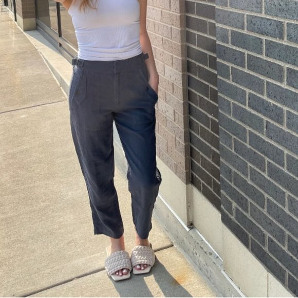 🌸 NWT Athleta Voyager Linen Pants Undyed (SIZE 18 + 10T) - Picture 9 of 13